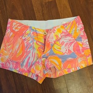 Lilly Pulitzer Kerrie shorts Sun Splashed size 4